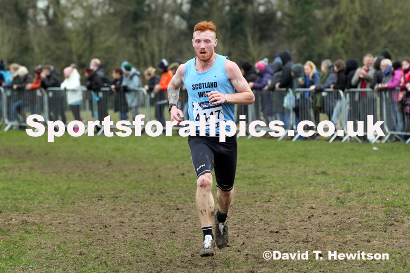 Senior men, 2020 British Athletics Inter Counties Cross Country Champs., Prestwold Hall, Loughborough. Photo: David T. Hewitson/Sports for All Pics